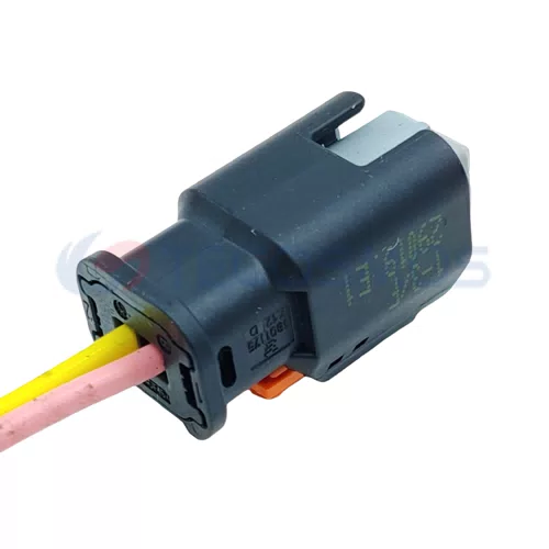 Auto Parts Automotive Waterproof Wire Harness Terminal Connector for BMW 2-Pin Female 1801175-7 - image 6